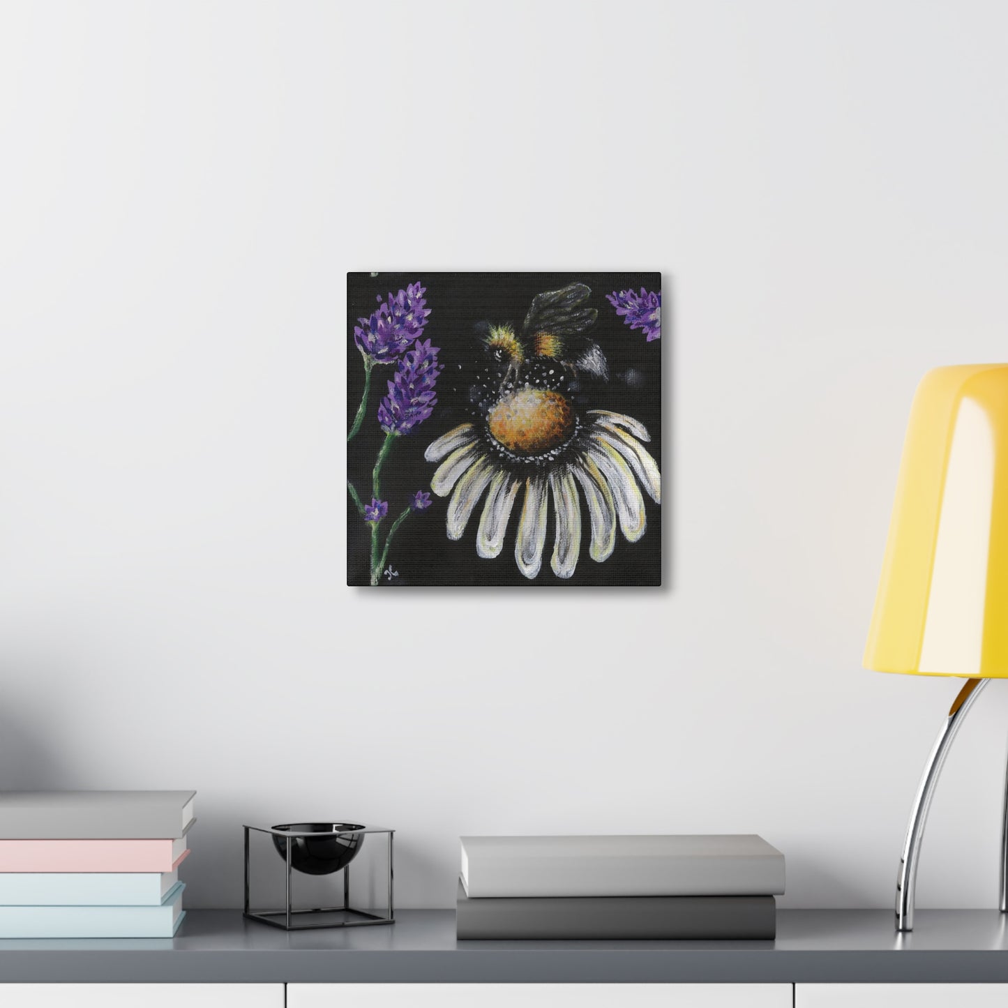Excited Bee Canvas Gallery Wraps Joyful Bee Series