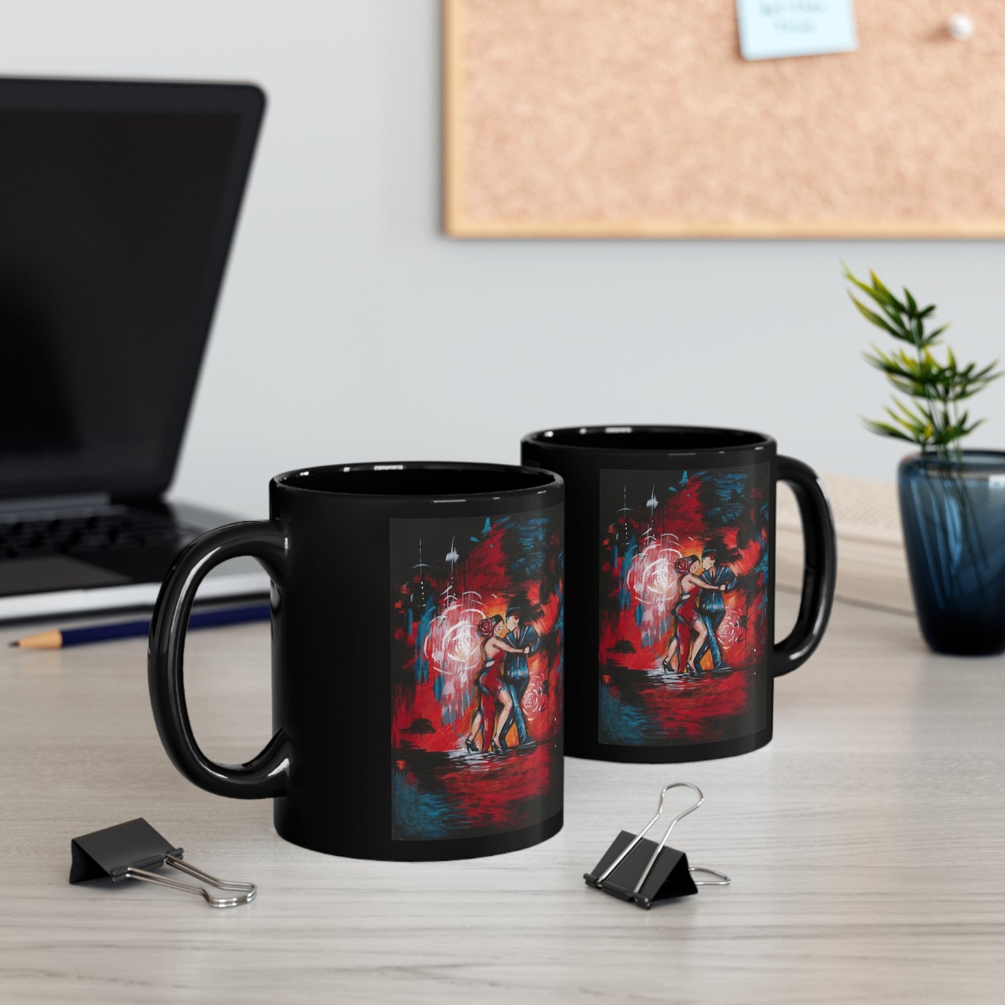 The Passionate Dance 11oz Black Mug