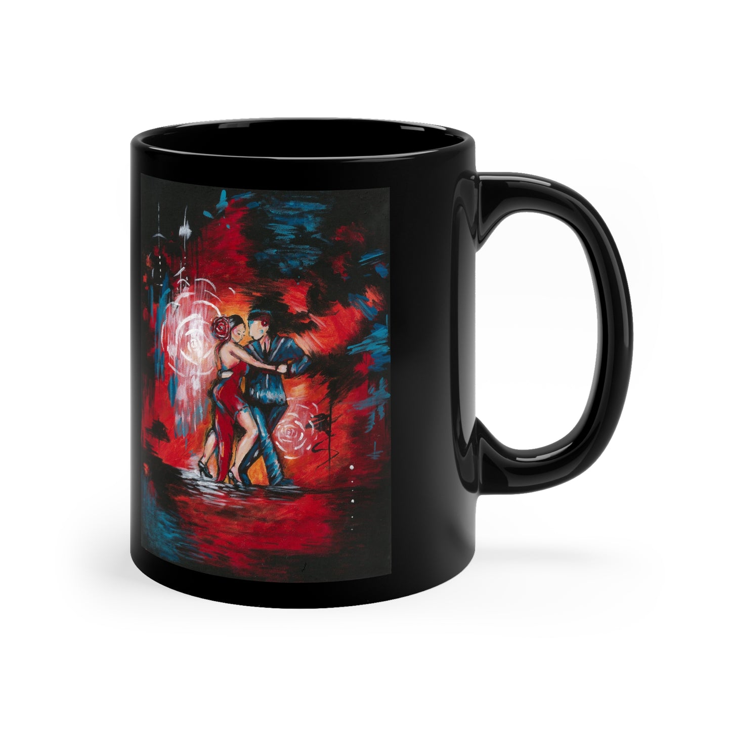 The Passionate Dance 11oz Black Mug