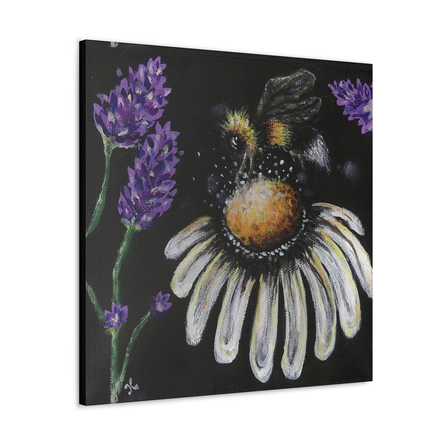 Excited Bee Canvas Gallery Wraps Joyful Bee Series
