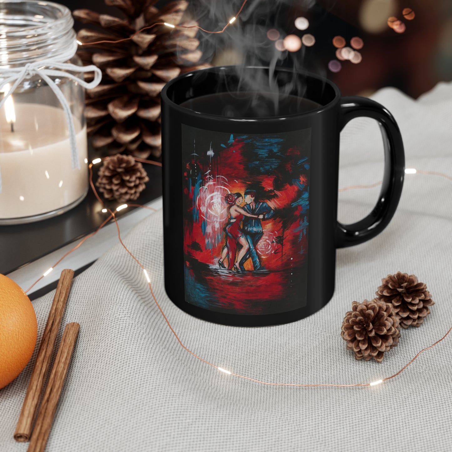 The Passionate Dance 11oz Black Mug