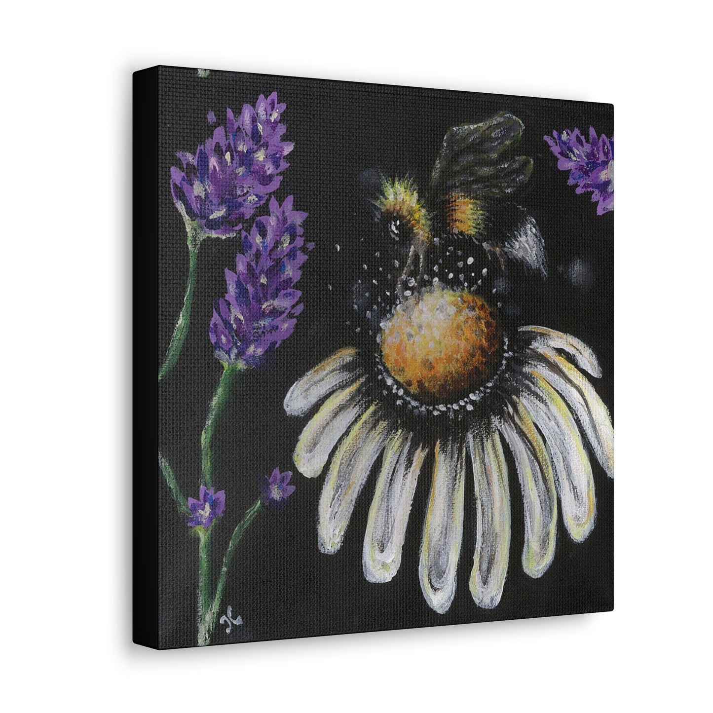 Excited Bee Canvas Gallery Wraps Joyful Bee Series