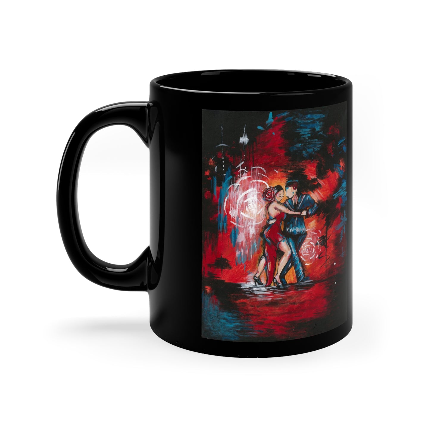 The Passionate Dance 11oz Black Mug