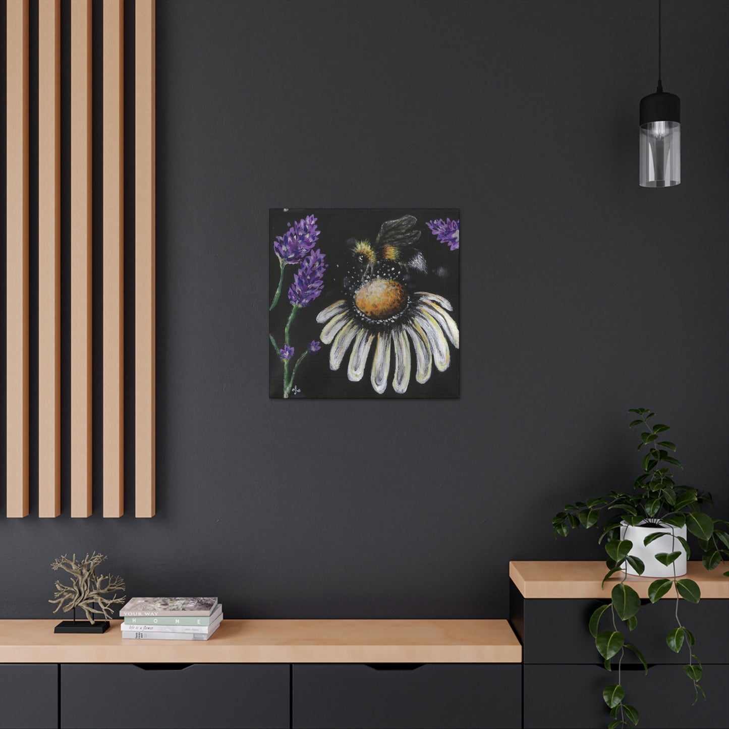 Excited Bee Canvas Gallery Wraps Joyful Bee Series