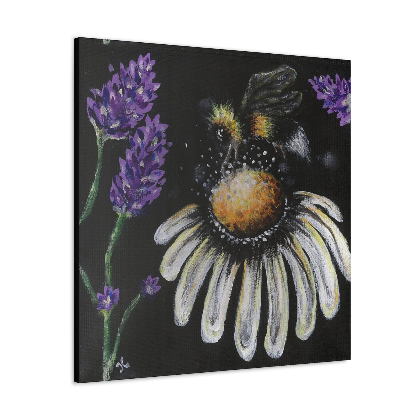 Excited Bee Canvas Gallery Wraps Joyful Bee Series