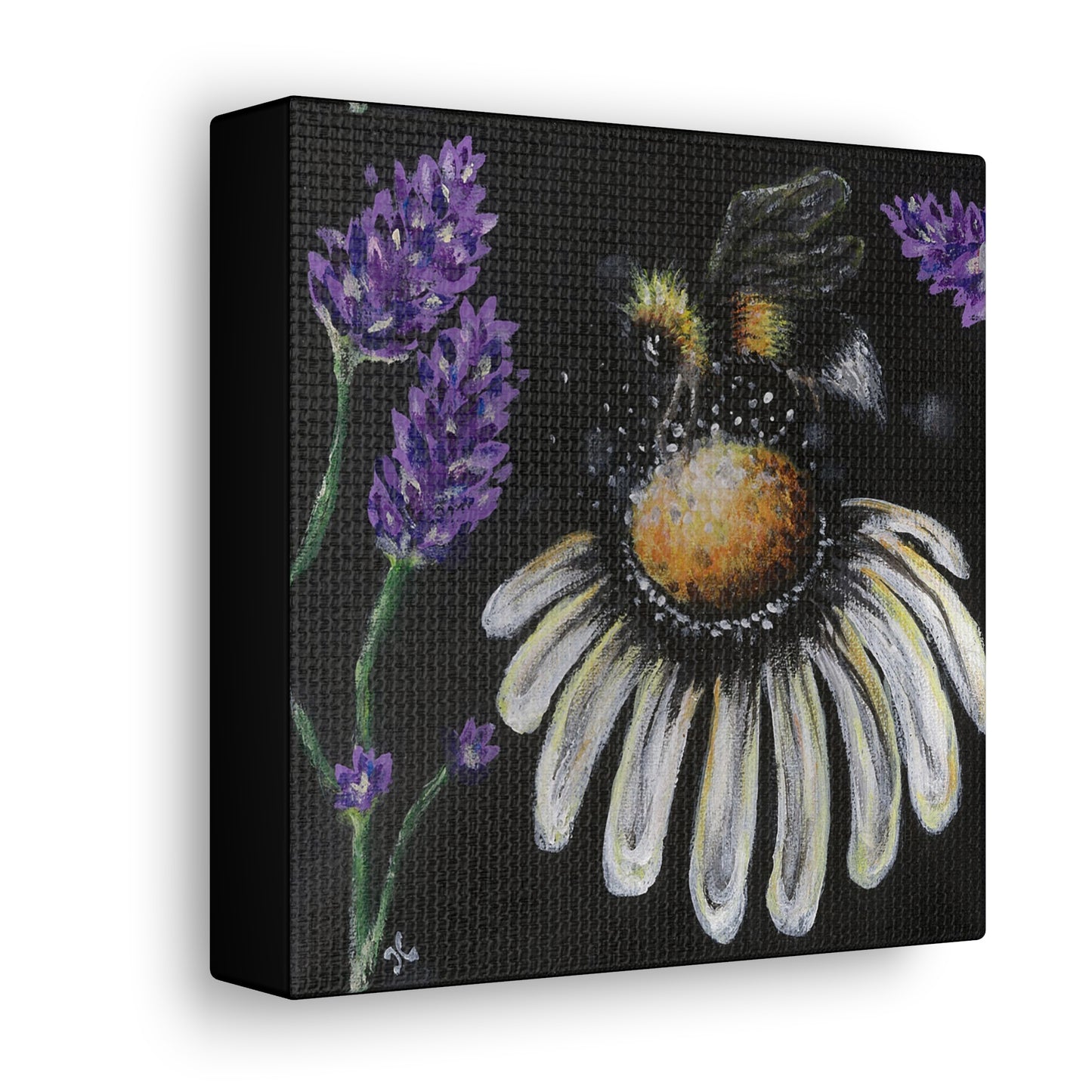 Excited Bee Canvas Gallery Wraps Joyful Bee Series