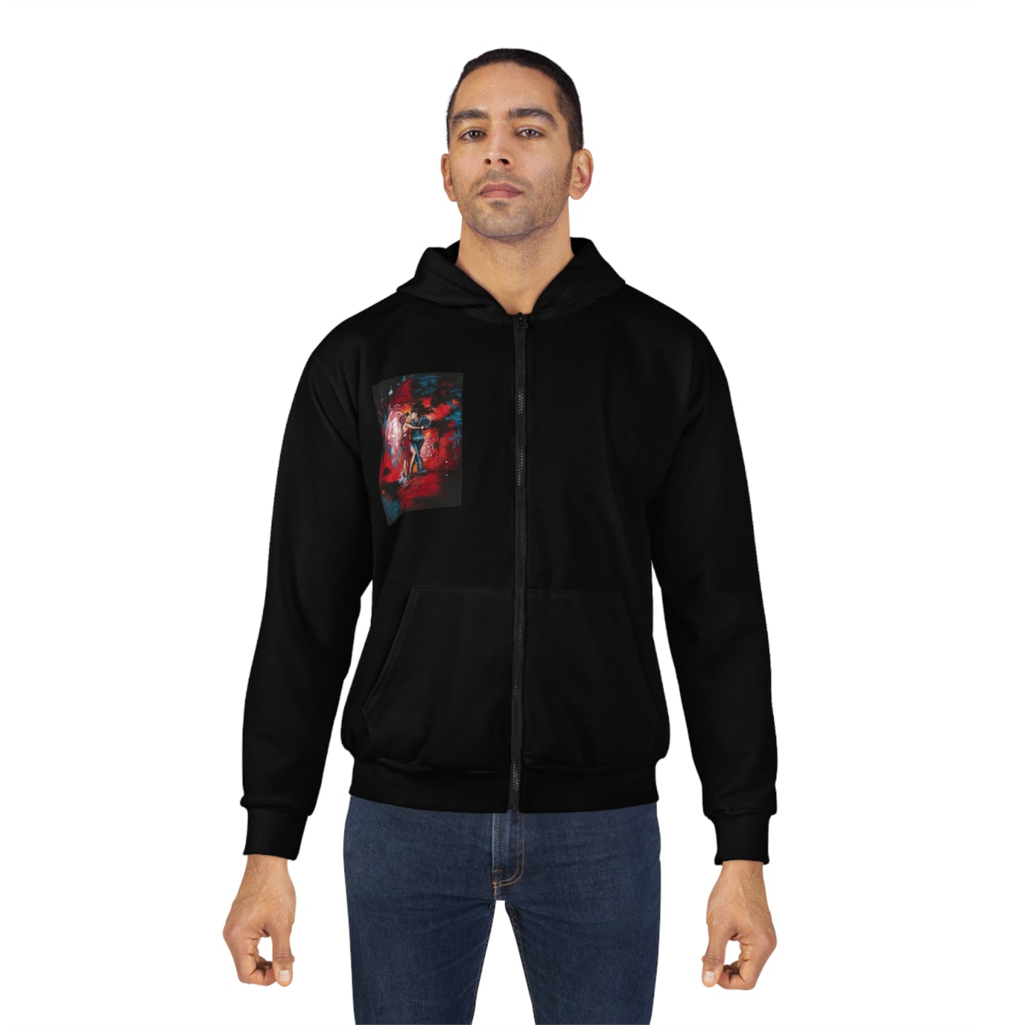 The Passionate Dance Unisex Zip Hoodie (AOP)