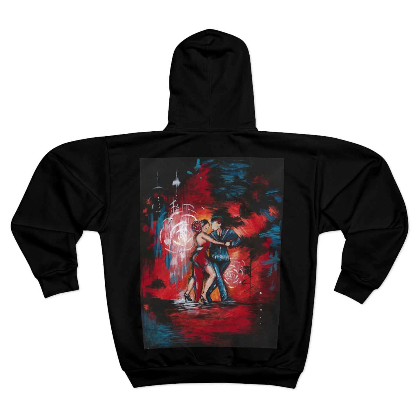 The Passionate Dance Unisex Zip Hoodie (AOP)