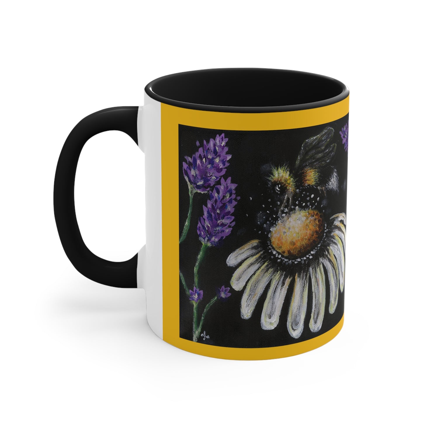Excited Bee Coffee Mug, 11oz Joyfull Bee Series