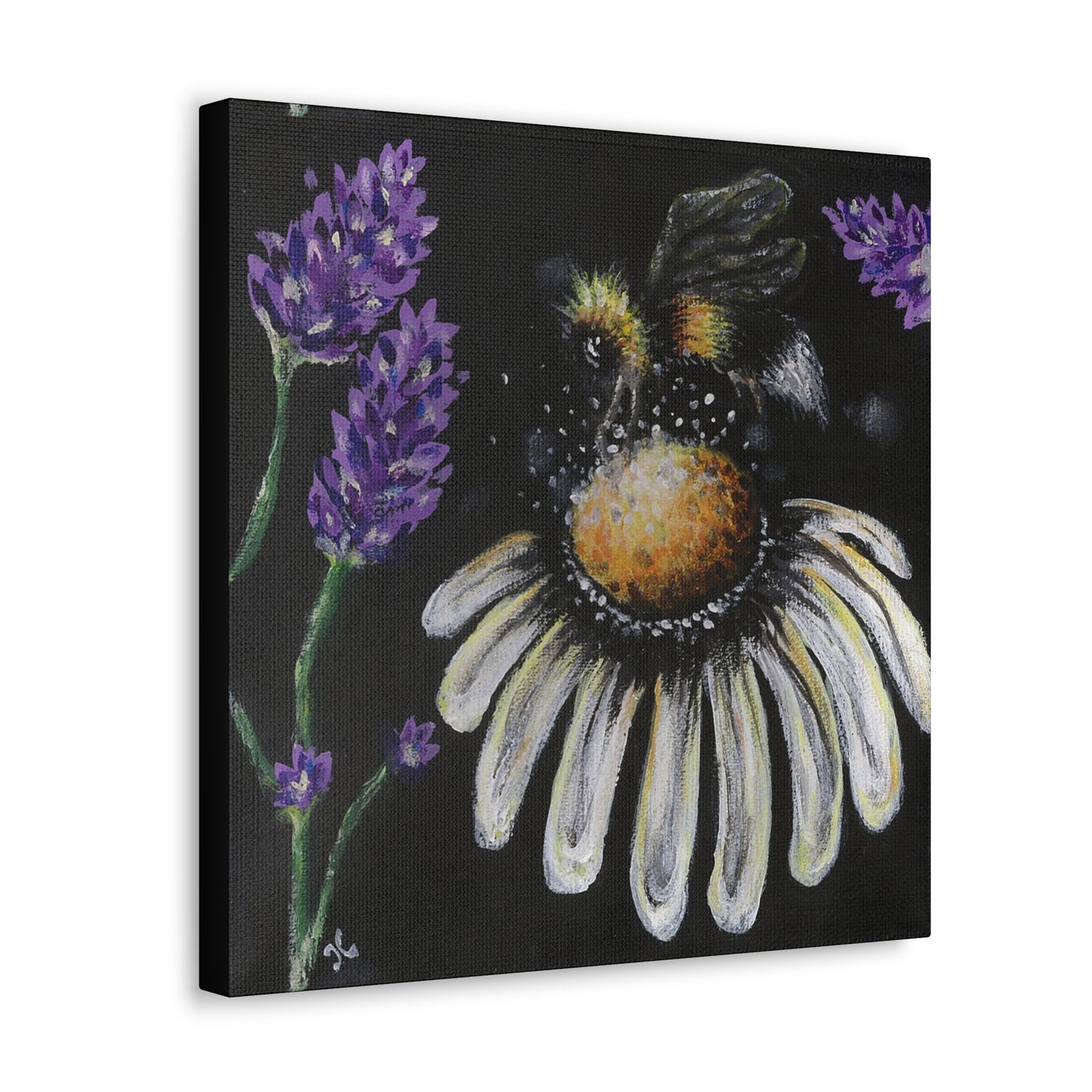 Excited Bee Canvas Gallery Wraps Joyful Bee Series