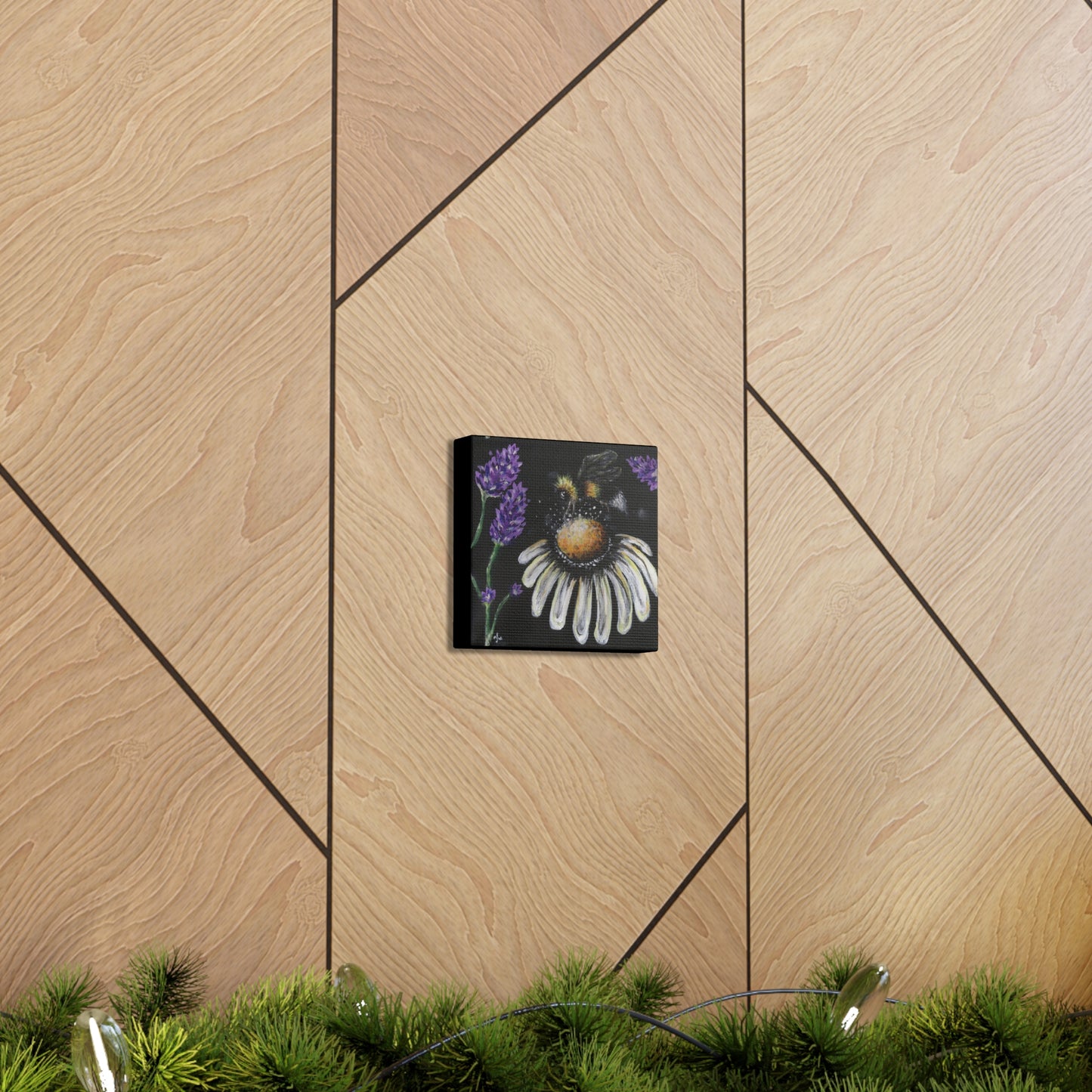 Excited Bee Canvas Gallery Wraps Joyful Bee Series