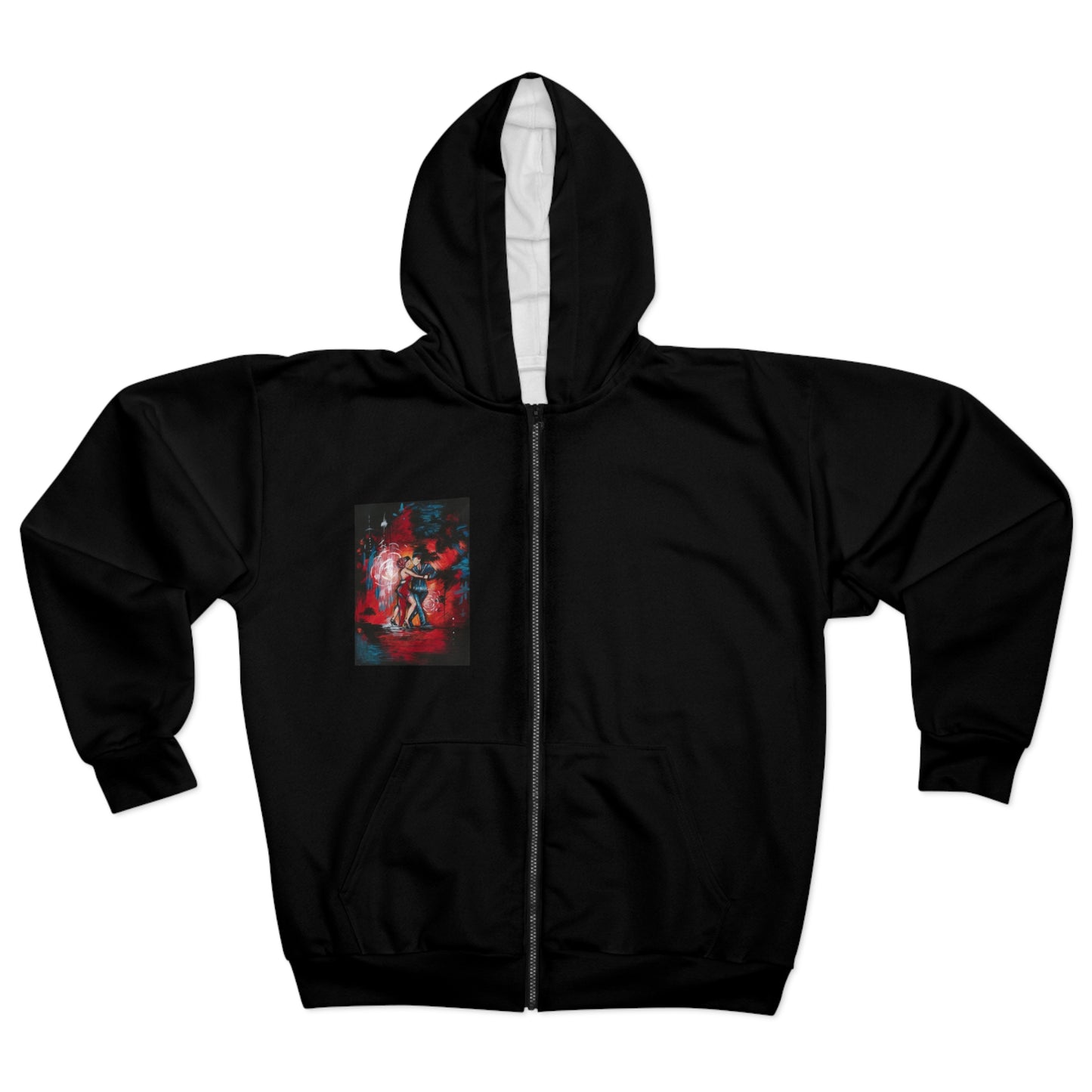 The Passionate Dance Unisex Zip Hoodie (AOP)