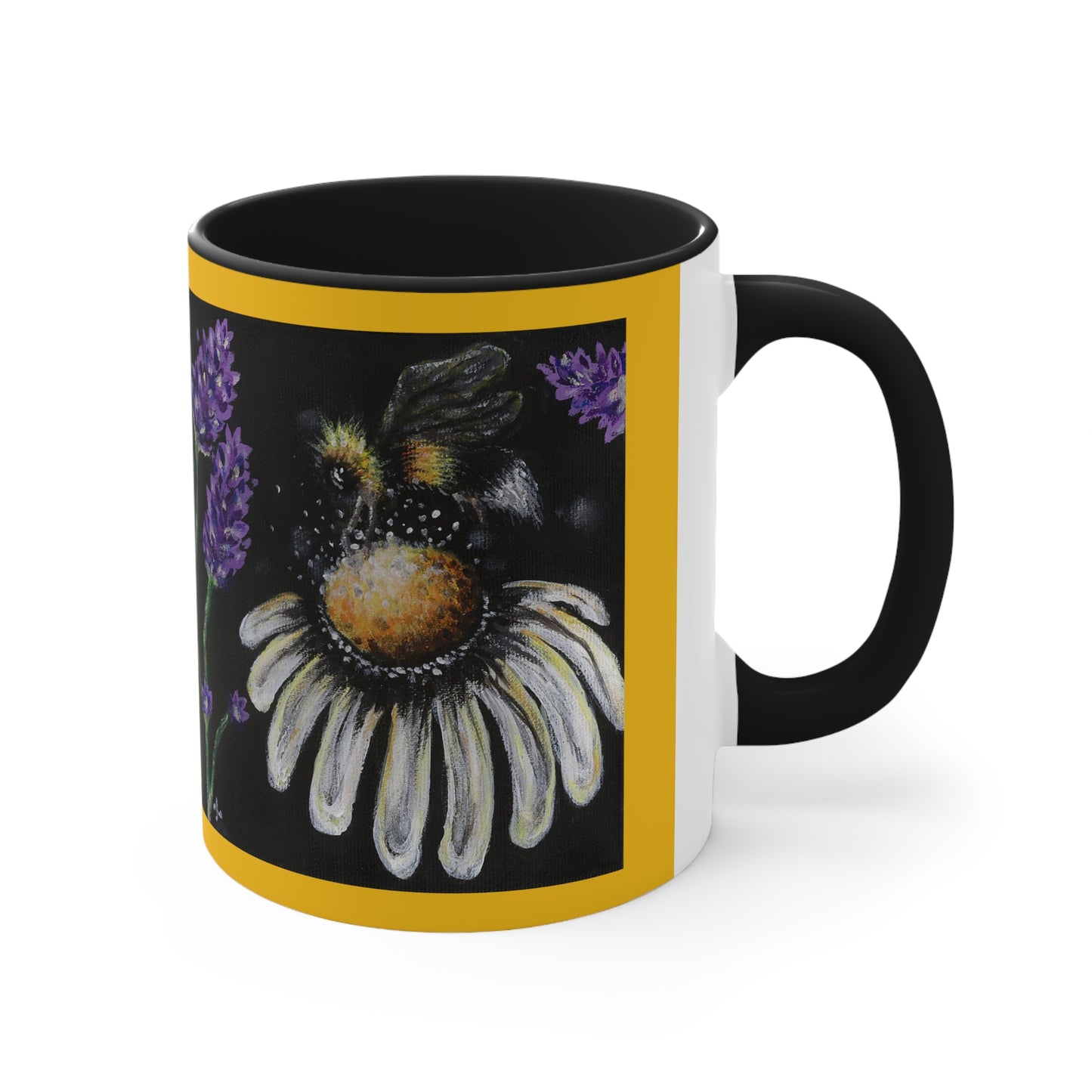 Excited Bee Coffee Mug, 11oz Joyfull Bee Series
