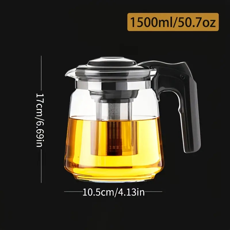 Glass Tea Pot with Infuser 50 oz