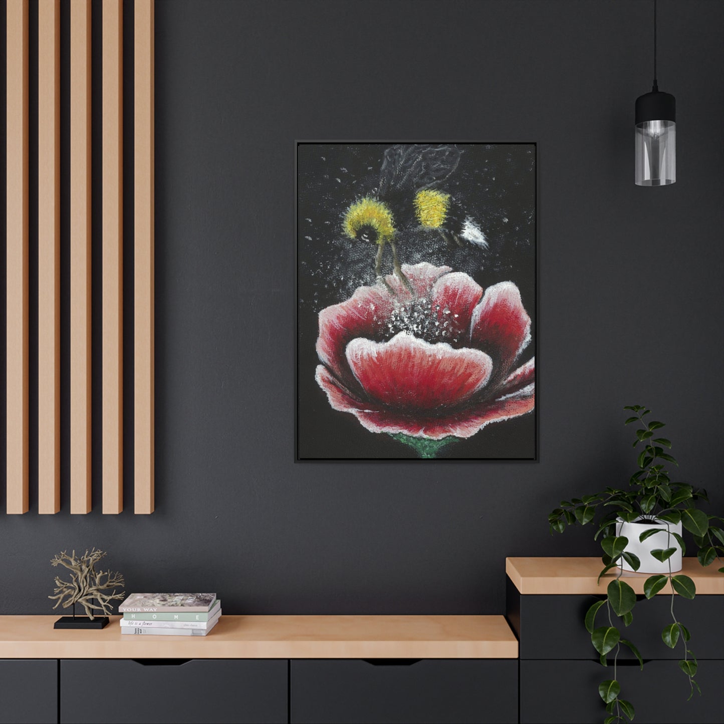 Happy Bee Gallery Canvas Wraps Joyful Bee Series