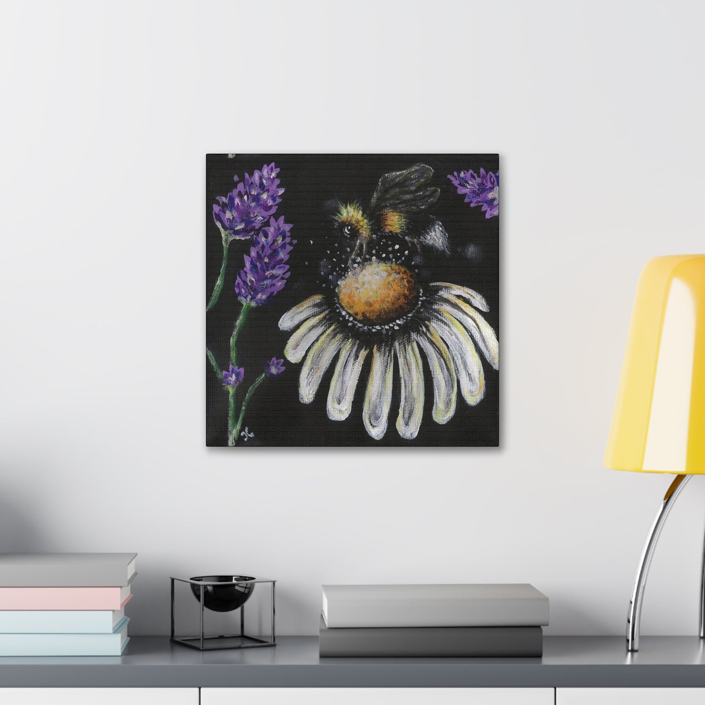 Excited Bee Canvas Gallery Wraps Joyful Bee Series