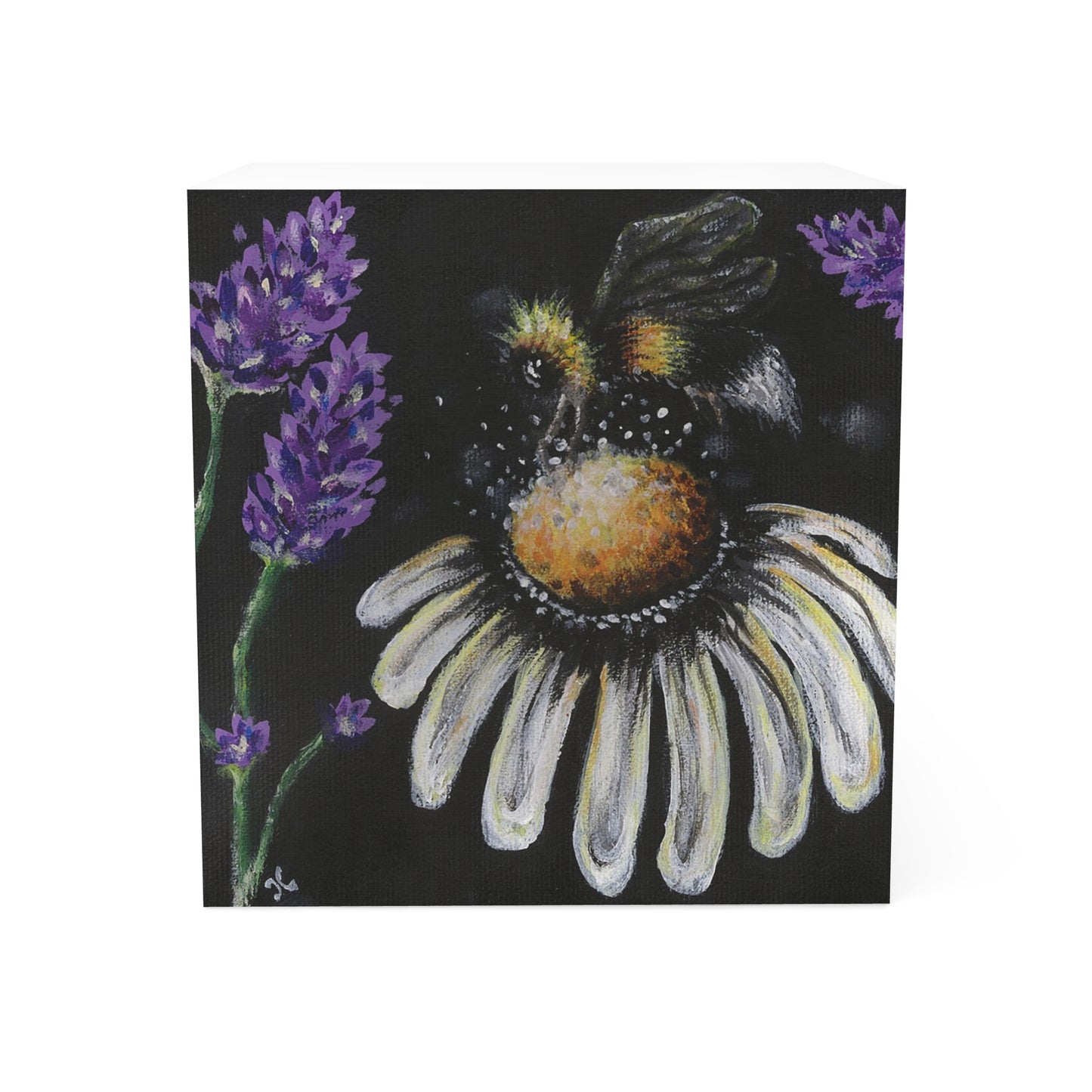 Excited Bee Note Cube Joyful Bee Series