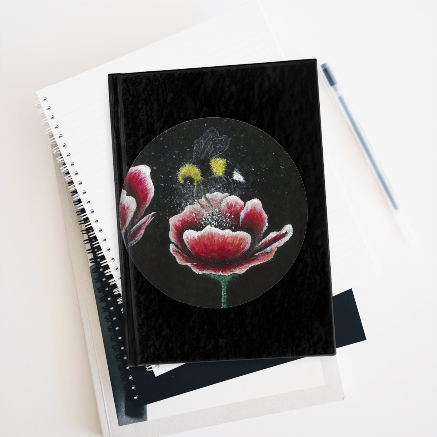 Happy Bee Journal - Ruled Line Joyful Bee Series