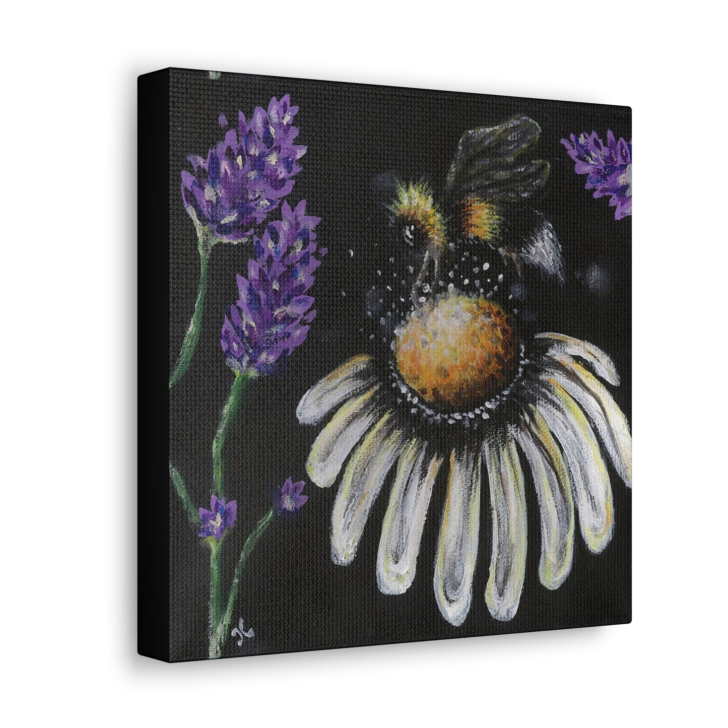 Excited Bee Canvas Gallery Wraps Joyful Bee Series