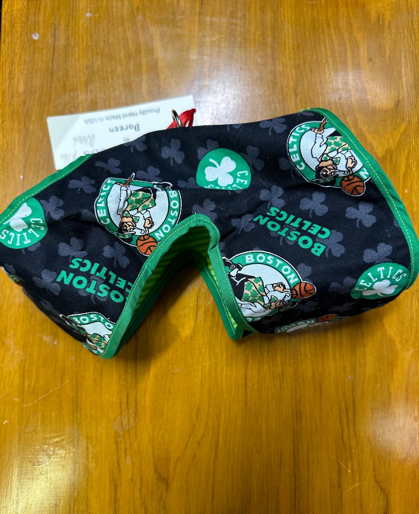 Medium Dog Harness Boston Celtics
