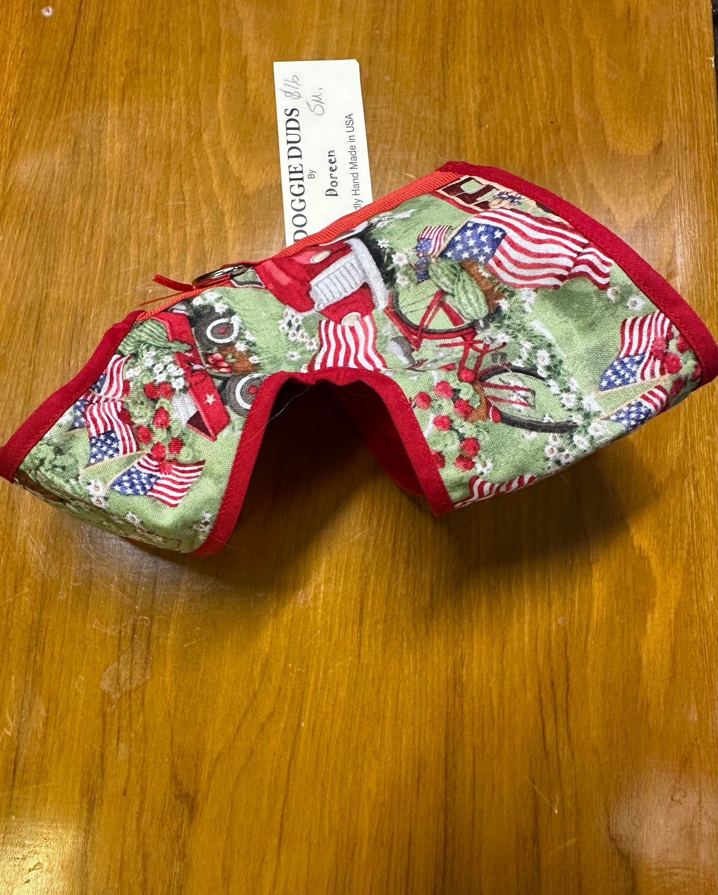 Small Dog Harness American Theme