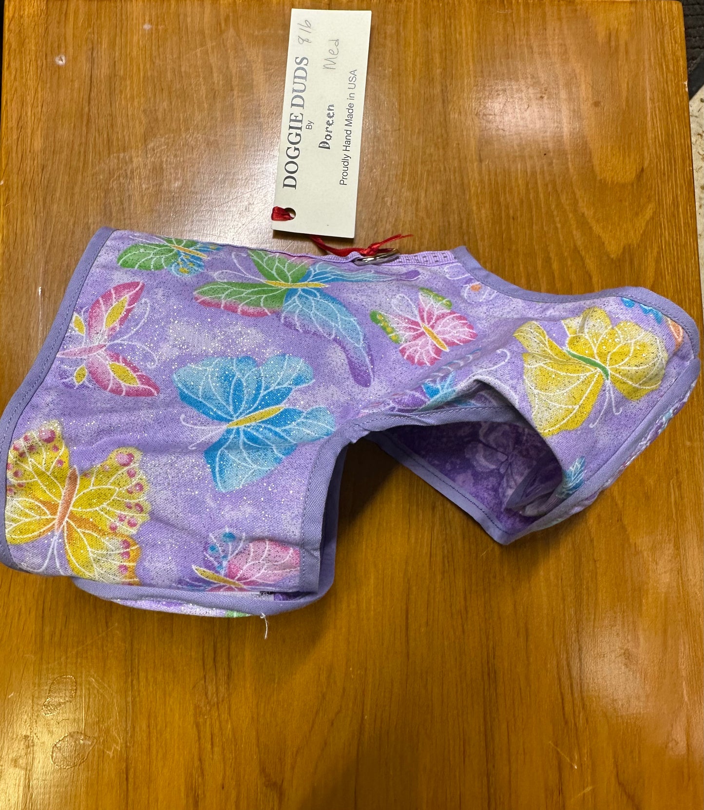 Medium Dog Harness Butterflies