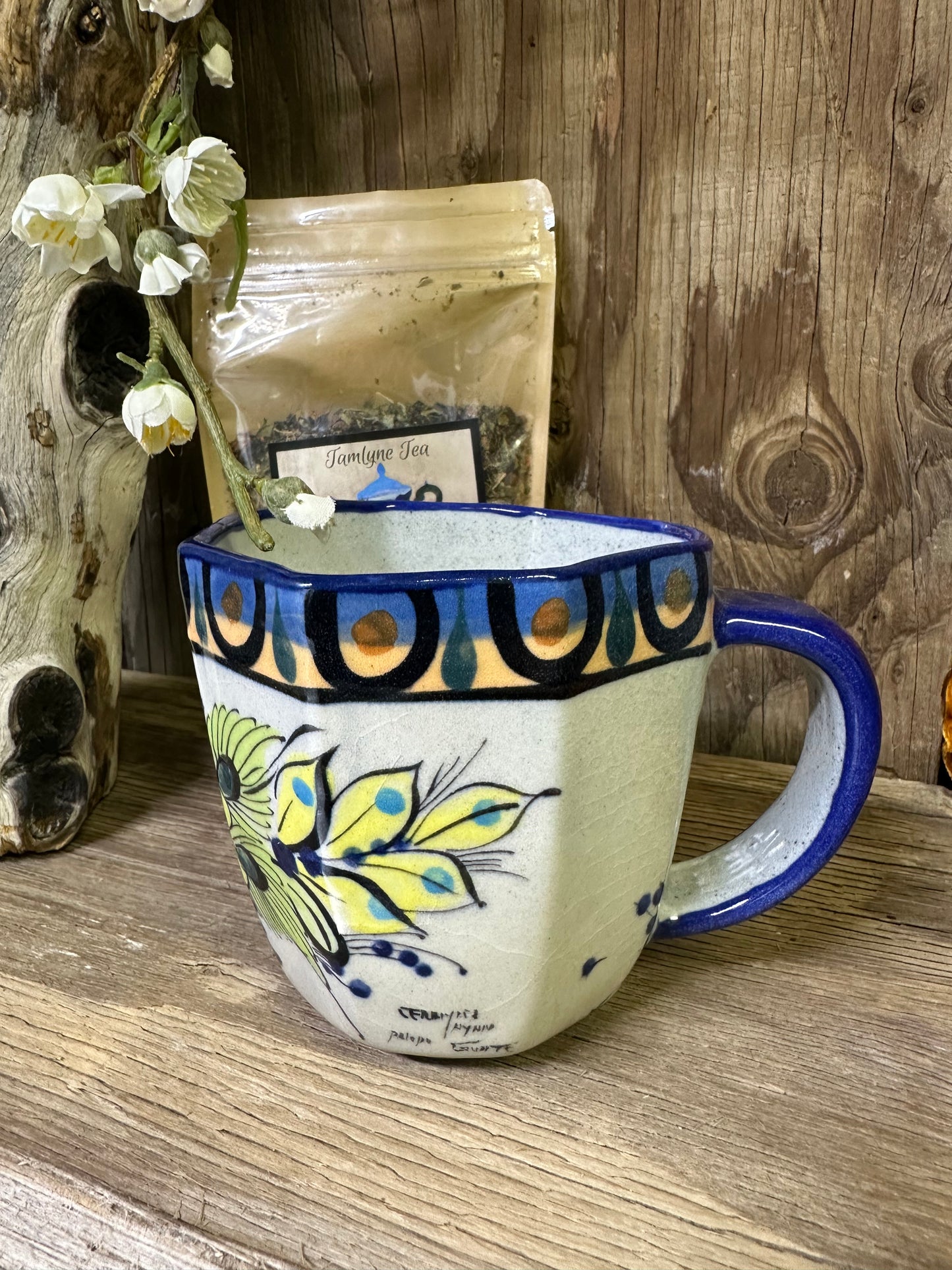 Guatemala Large Hexagon Hummingbird Coffee Cup