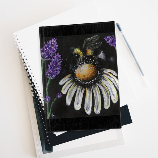 Excited Bee Journal - Ruled Line Joyful Bee Series