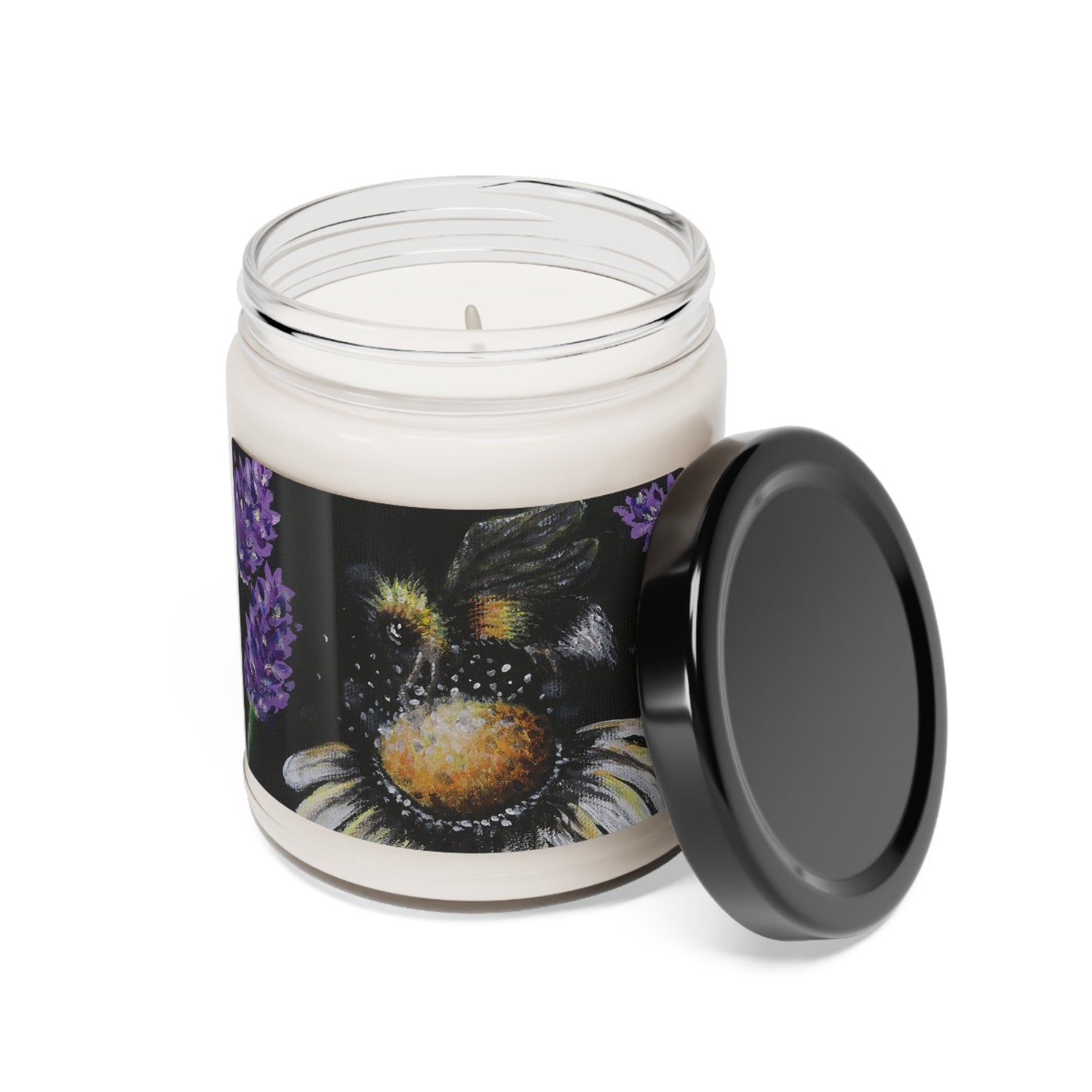 Excited Bee Scented Soy Candle, 9oz Joyful Bee Series