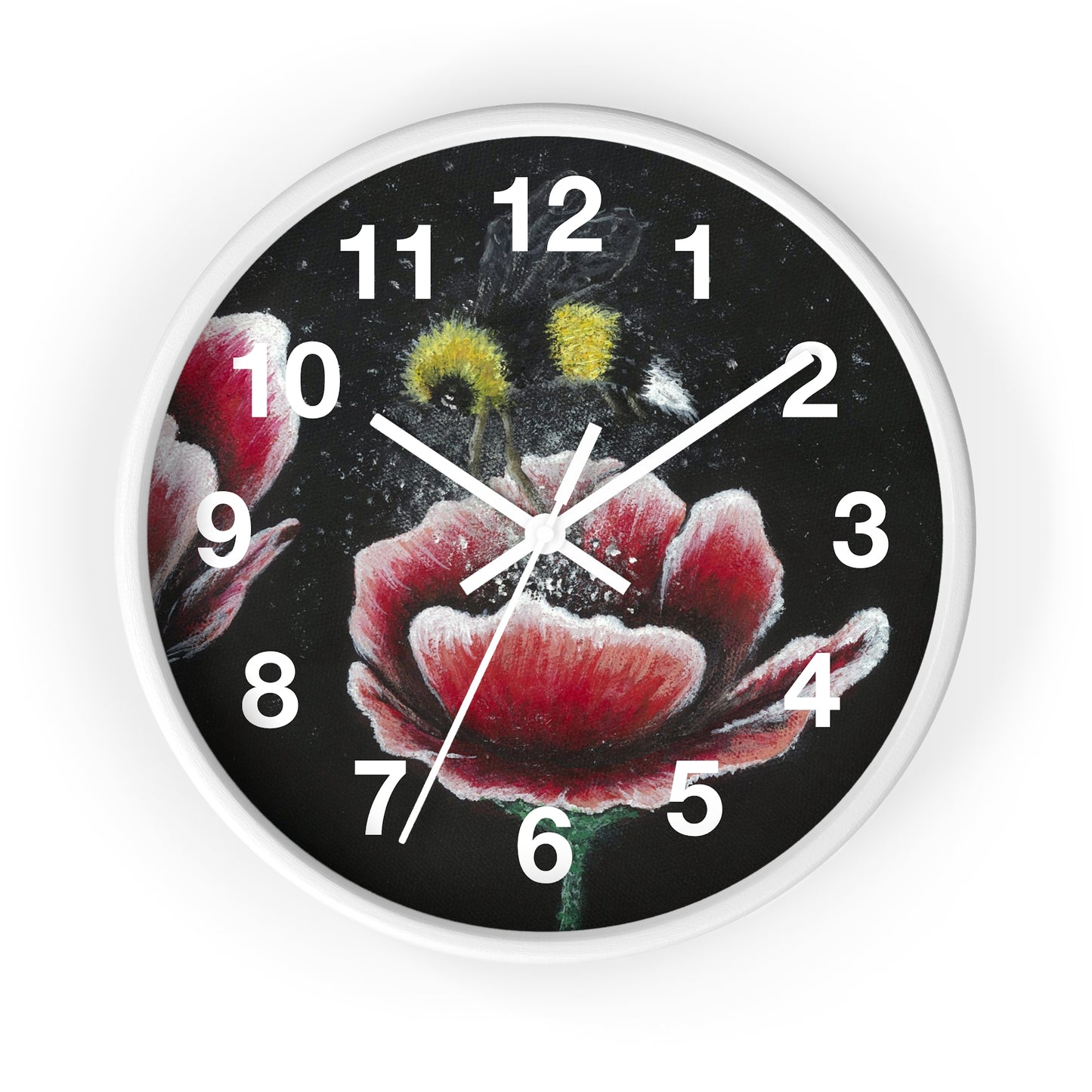 Happy Bee Wall Clock from the Joyful Bee Series