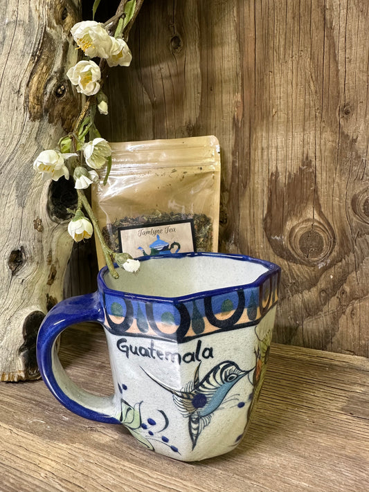 Guatemala Large Hexagon Hummingbird Coffee Cup
