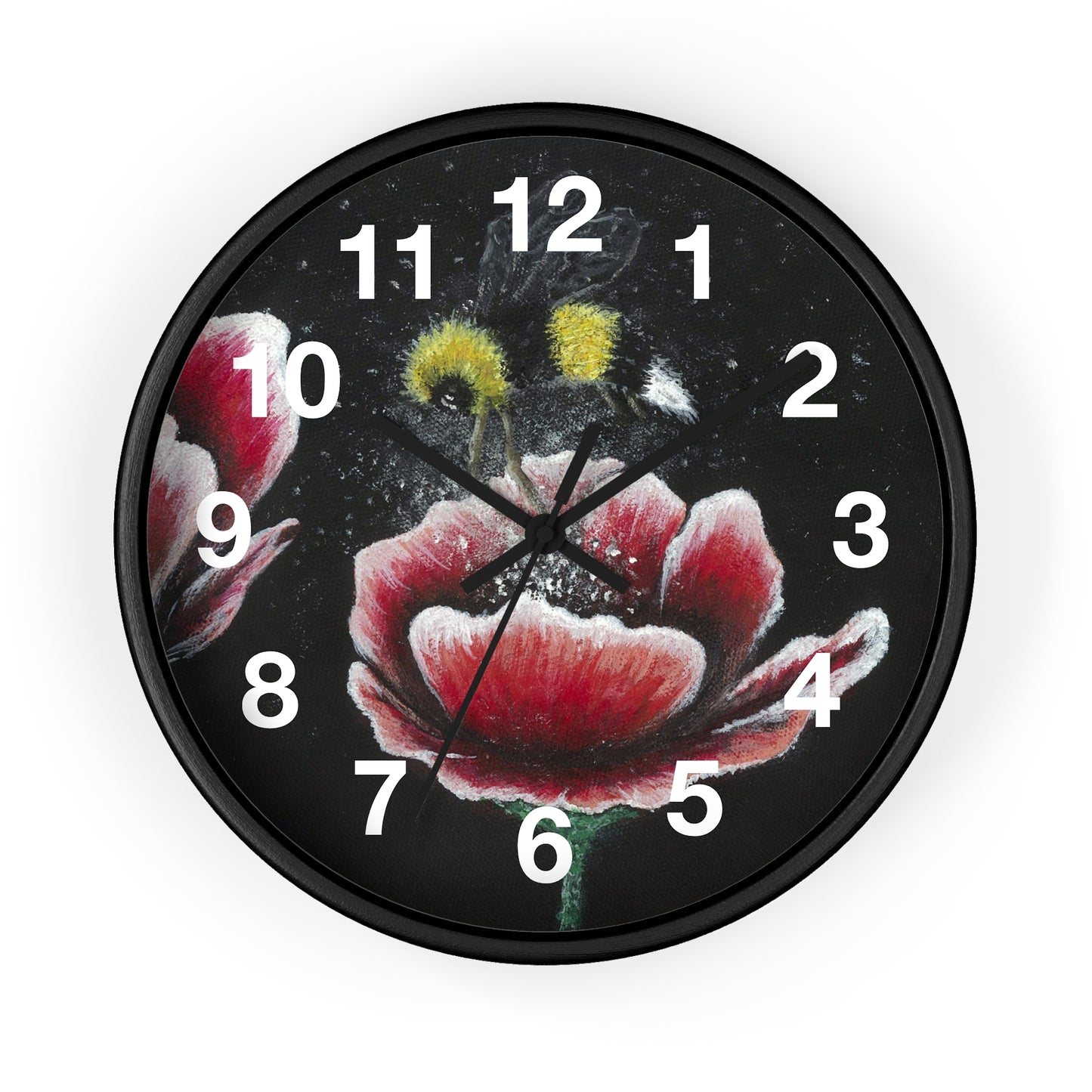 Happy Bee Wall Clock from the Joyful Bee Series