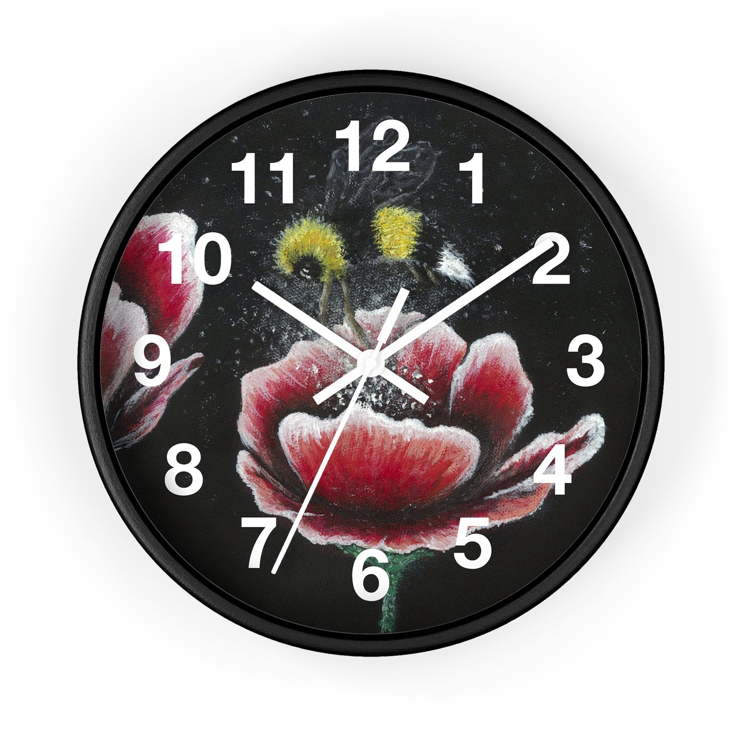 Happy Bee Wall Clock from the Joyful Bee Series