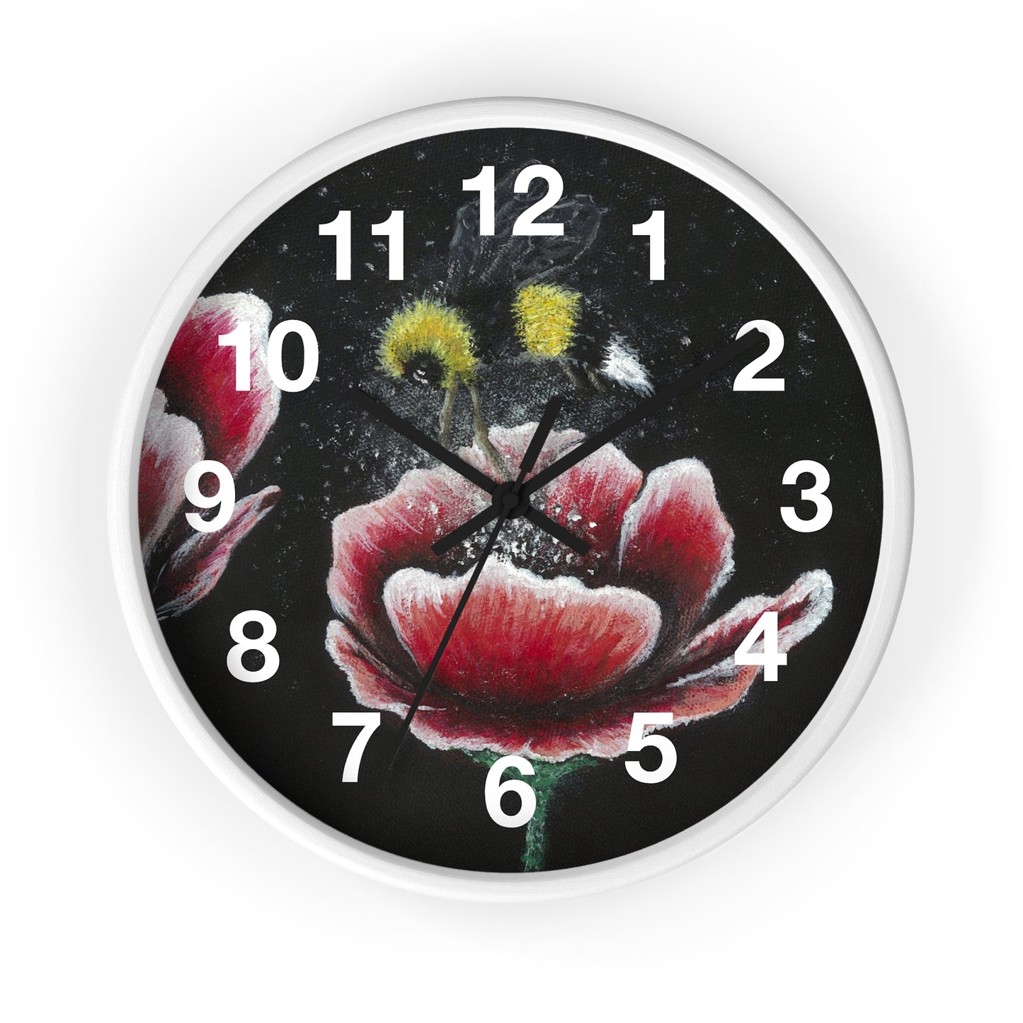 Happy Bee Wall Clock from the Joyful Bee Series