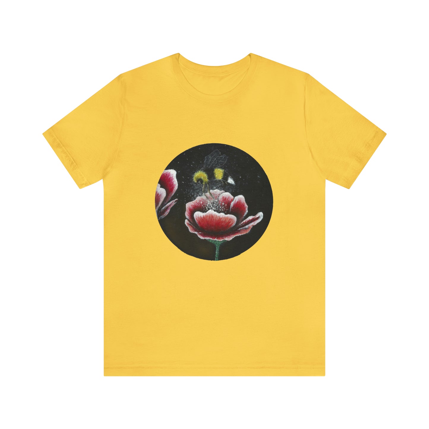 Happy Bee Unisex Jersey Short Sleeve Tee Joyful Bee Series