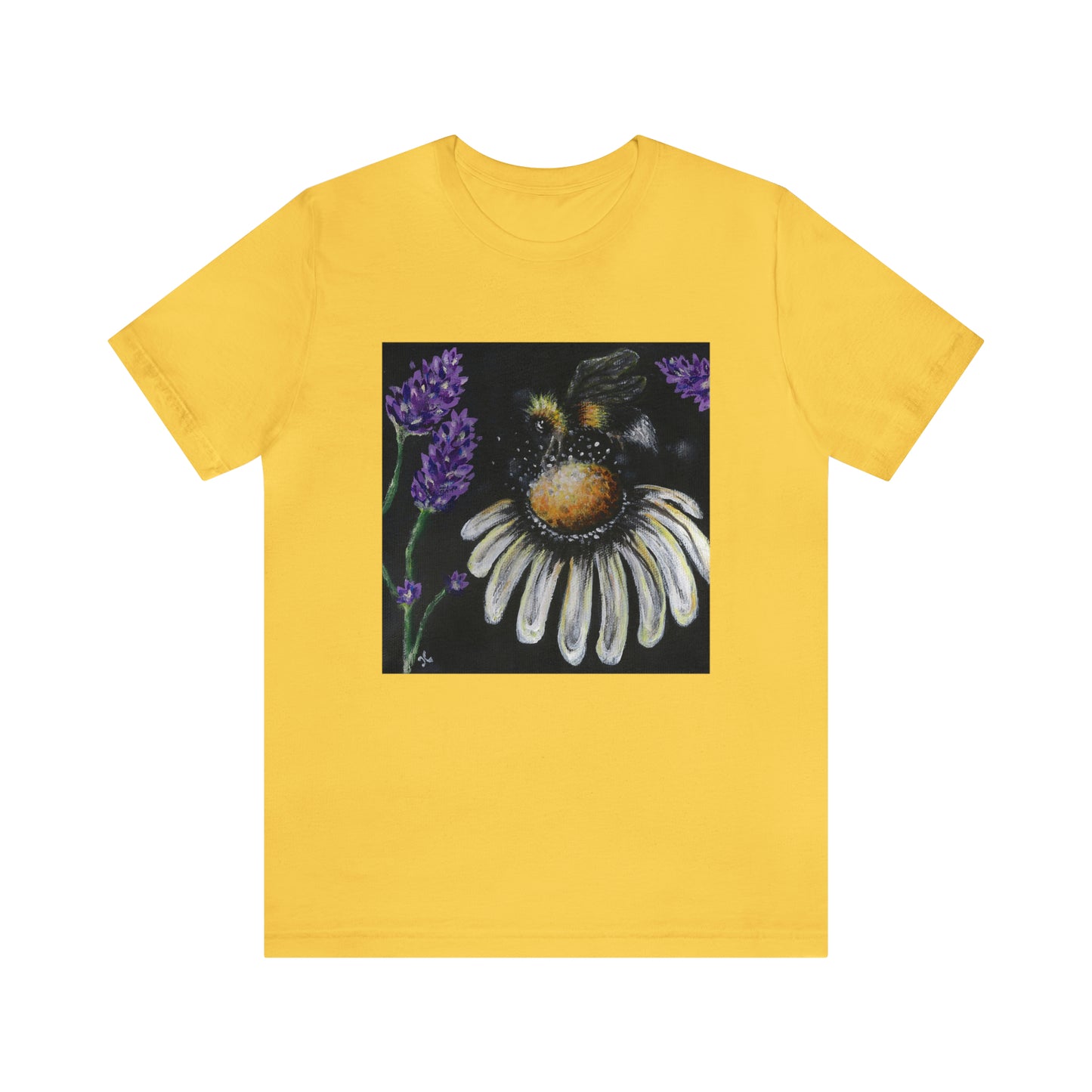 Excited Bee Unisex Jersey Short Sleeve Tee Joyful Bee Series