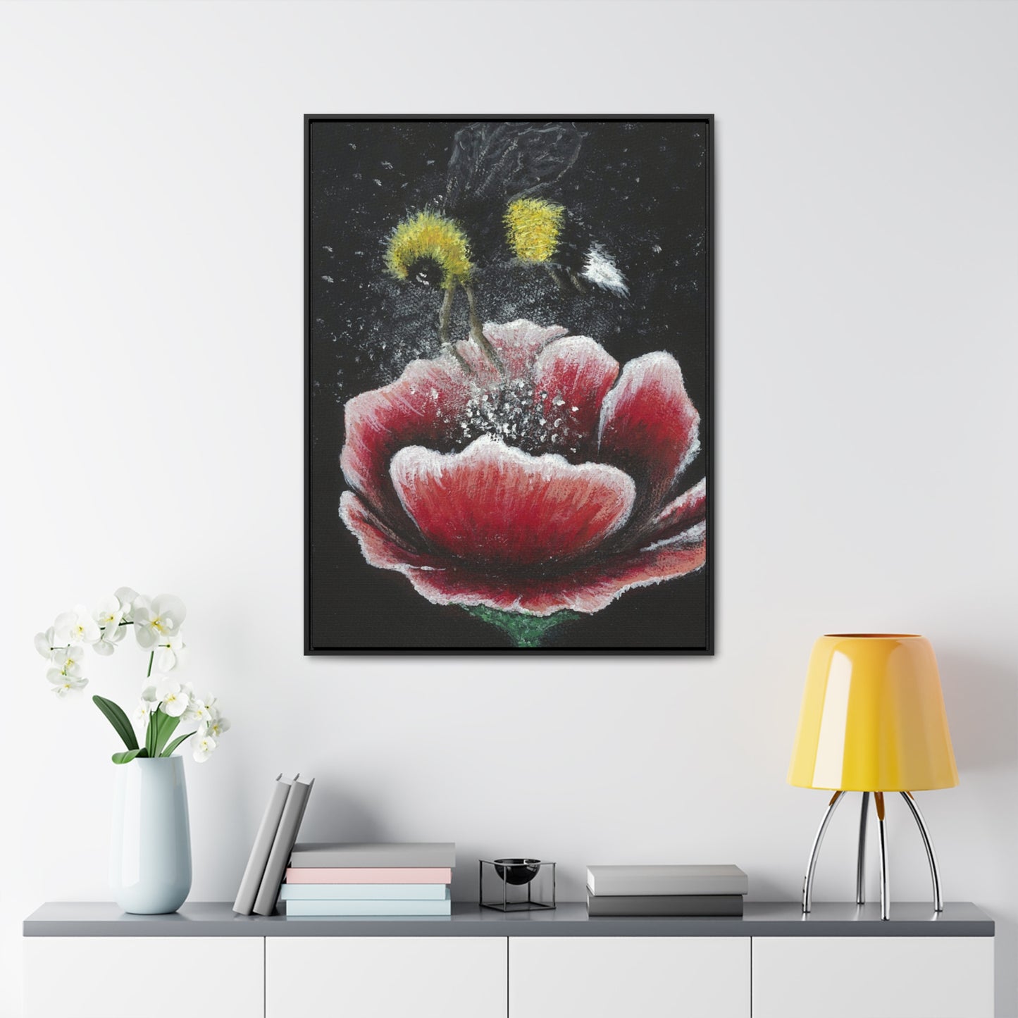 Happy Bee Gallery Canvas Wraps Joyful Bee Series