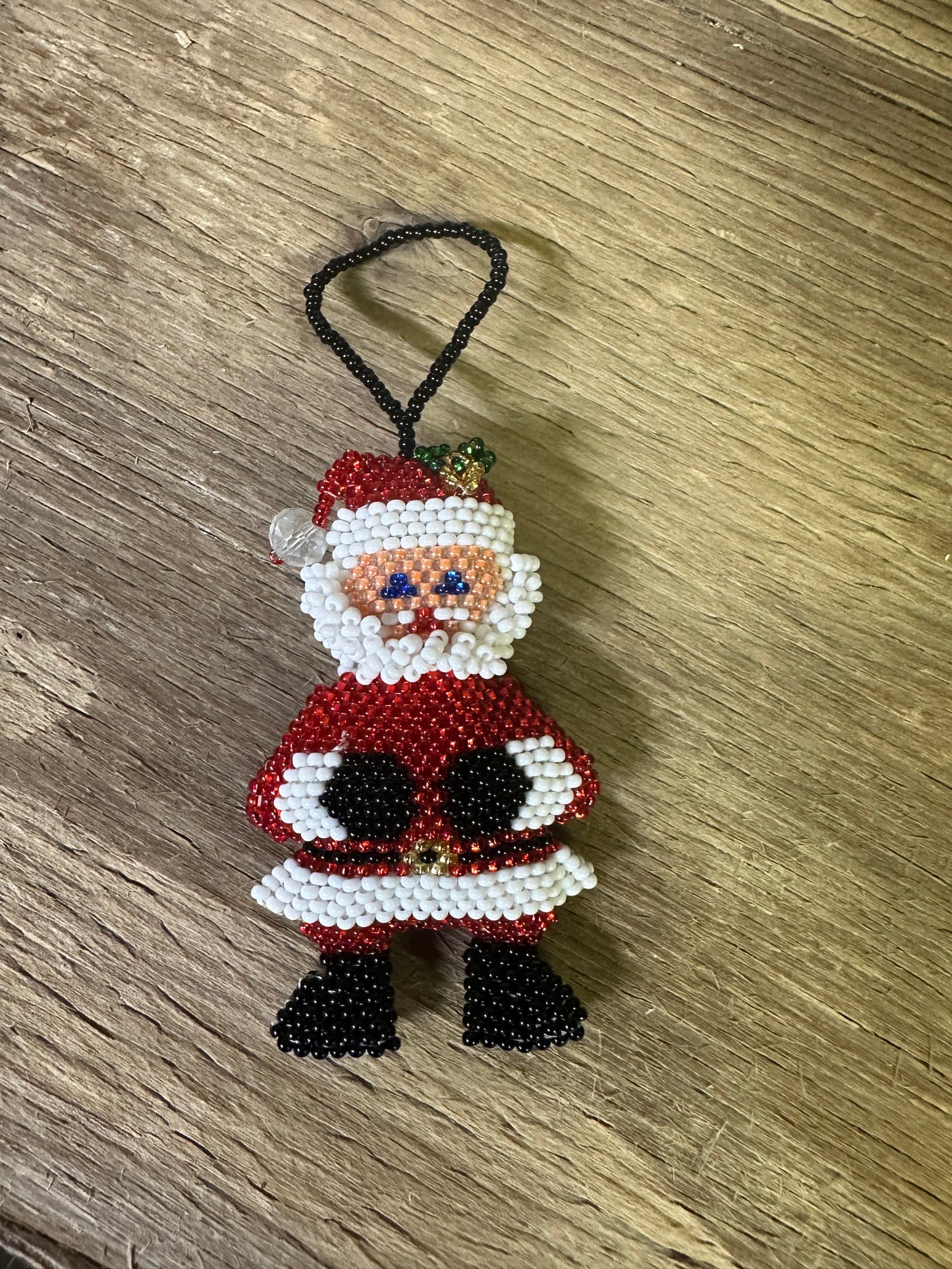 Guatemala Beaded Santa