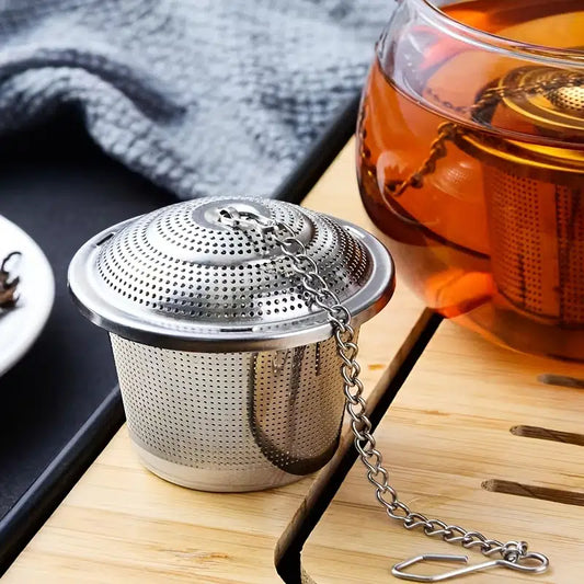 Stainless Steel Tea Strainer with Charms