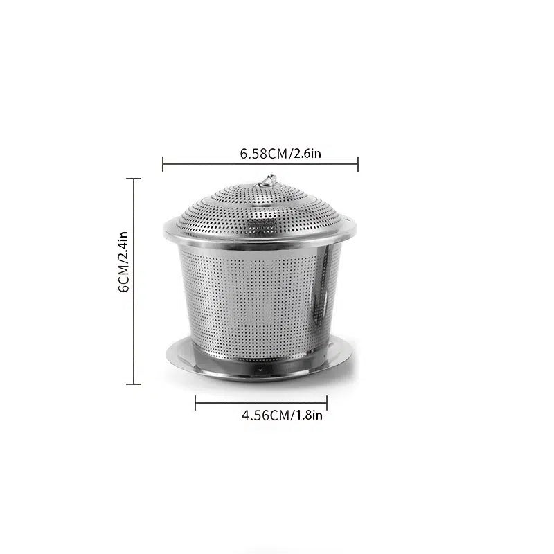 Stainless Steel Tea Strainer with Charms