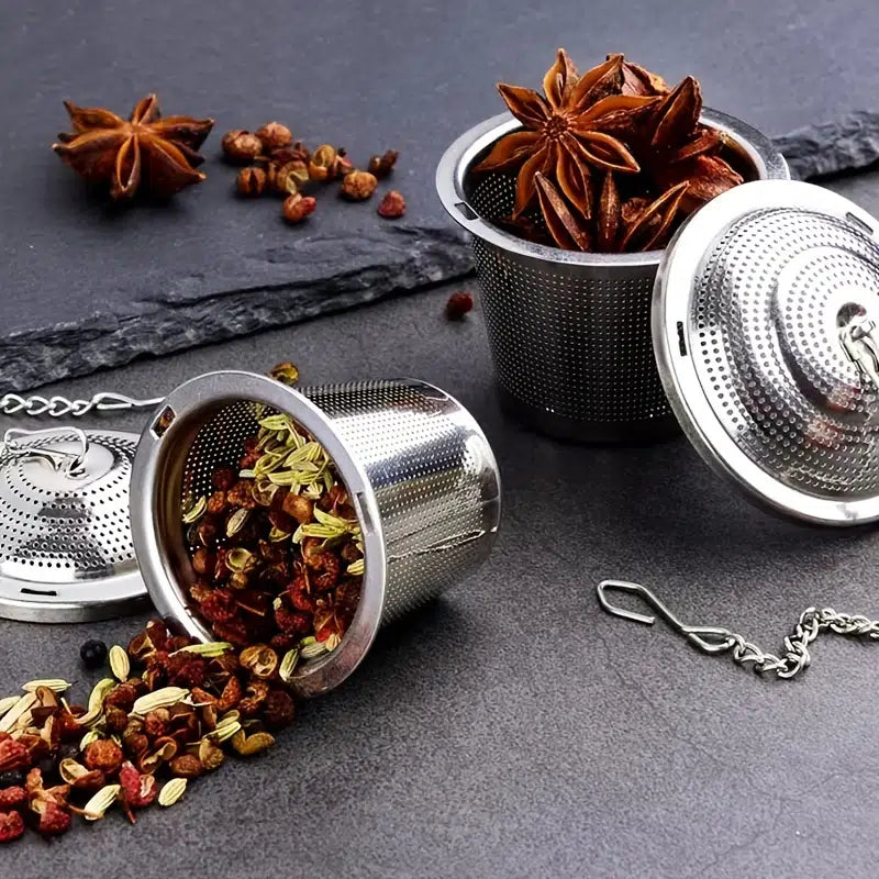 Stainless Steel Tea Strainer with Charms