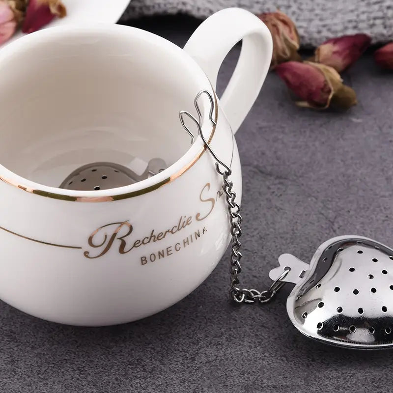 Stainless Steel Heart-shaped Tea Ball