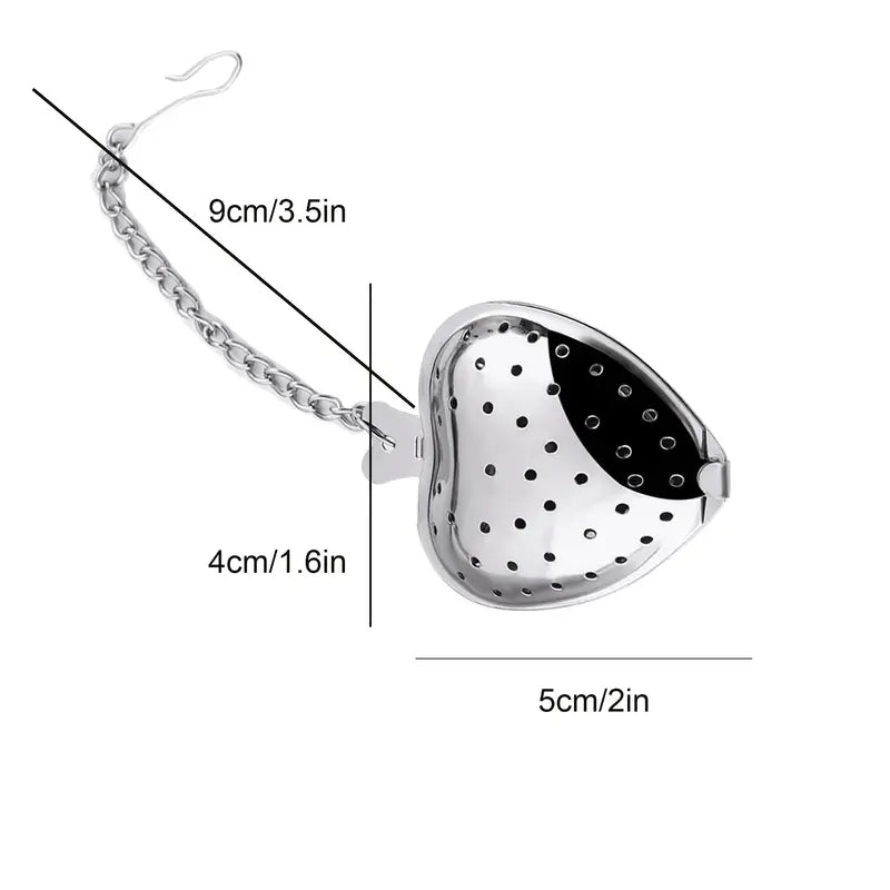 Stainless Steel Heart-shaped Tea Ball