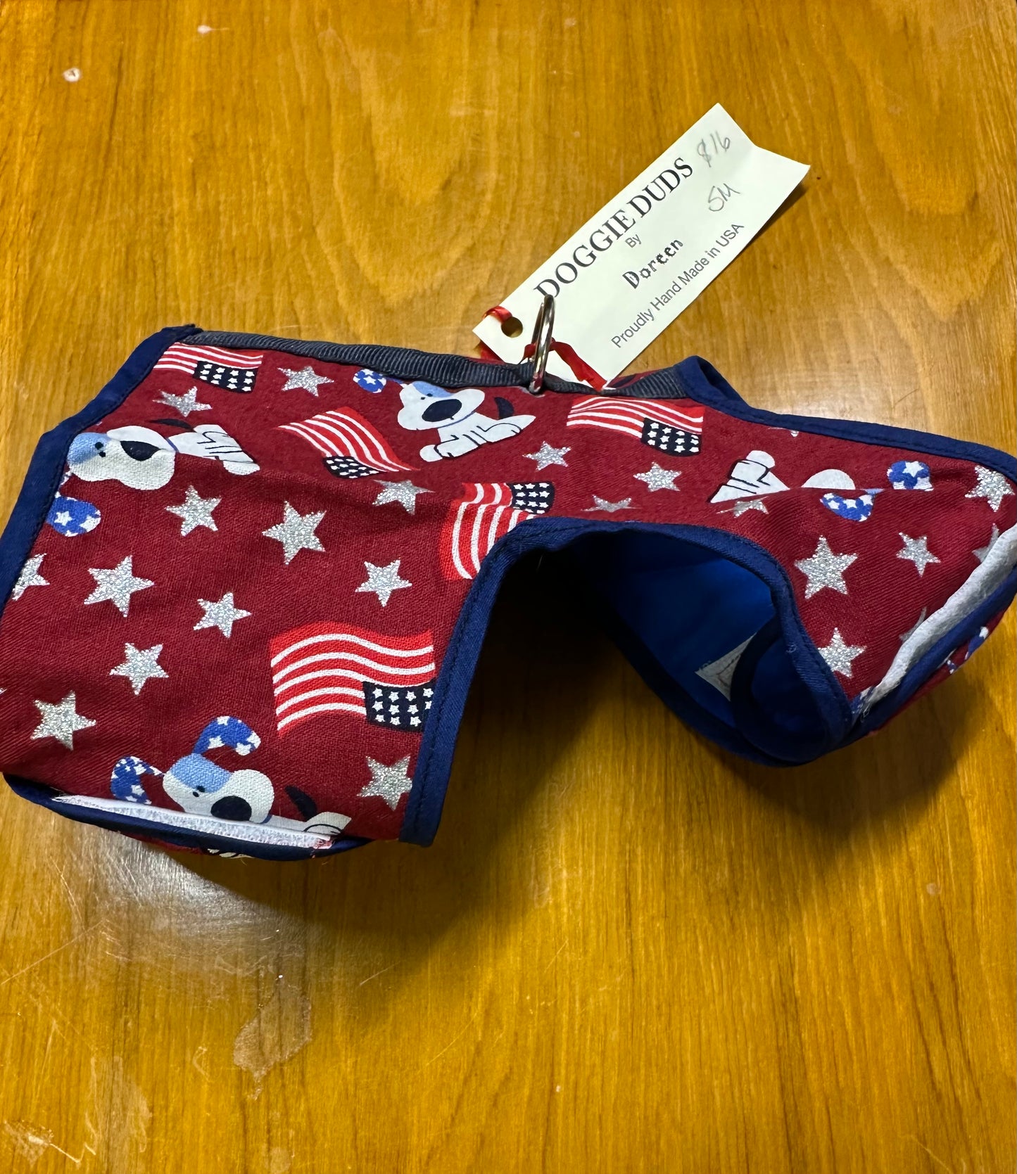 Small Dog Harness American Flag and Dogs