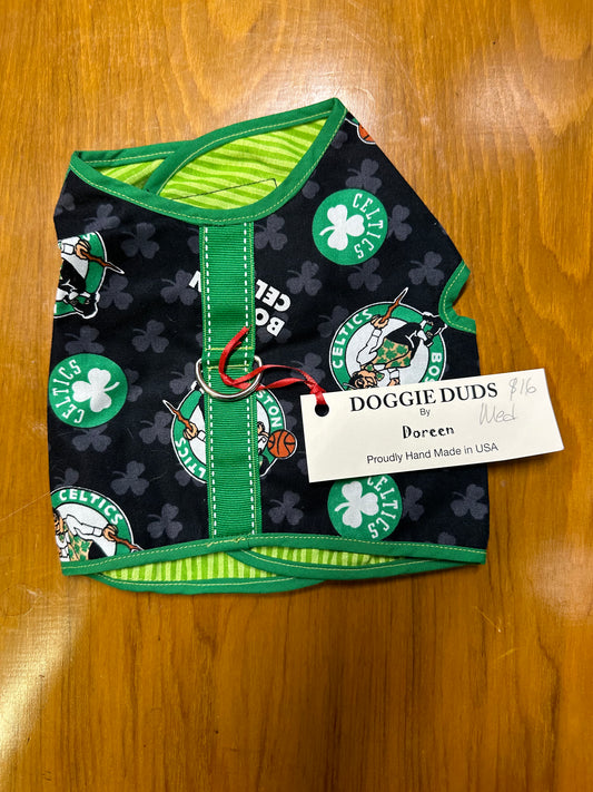 Medium Dog Harness Boston Celtics
